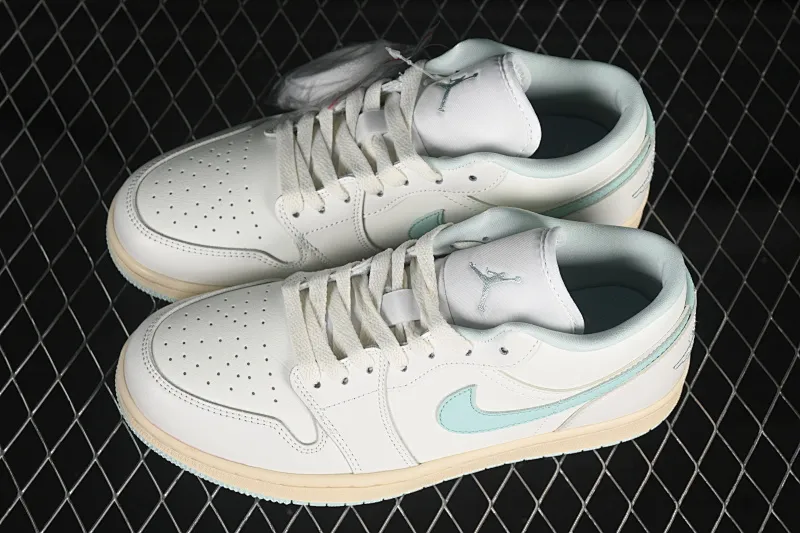 All categories Air Jordan Jordan series basketball shoes Air Jordan 1 Low Air Jordan 1 Low AJ1 Joe 1 white mint green low-top cultural and leisure sports sneakers DC0774-134